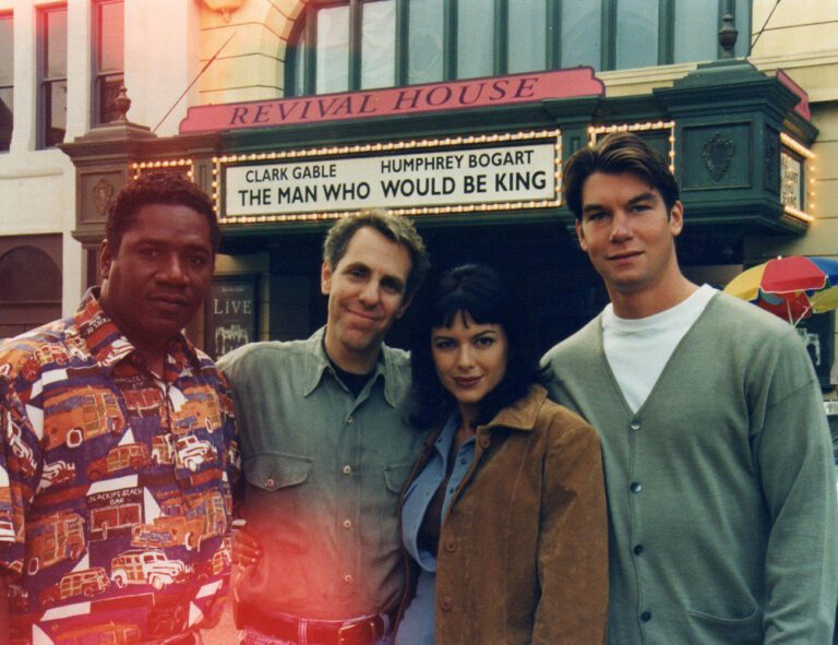 Marc Scott Zicree on the set of "World Killer"