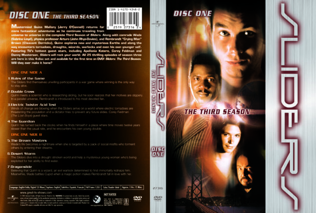 Sliders Season Three DVDs: Disc One