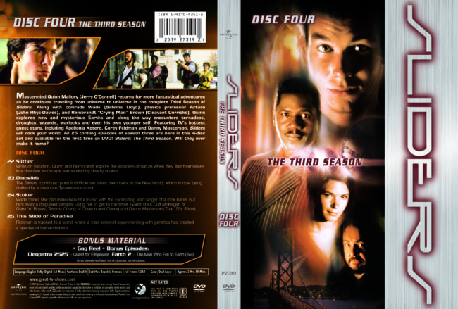 Sliders Season Three DVDs: Disc Four
