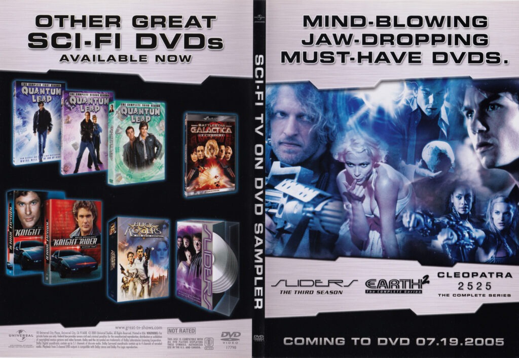 Sci-Fi DVD Sampler Sleeve